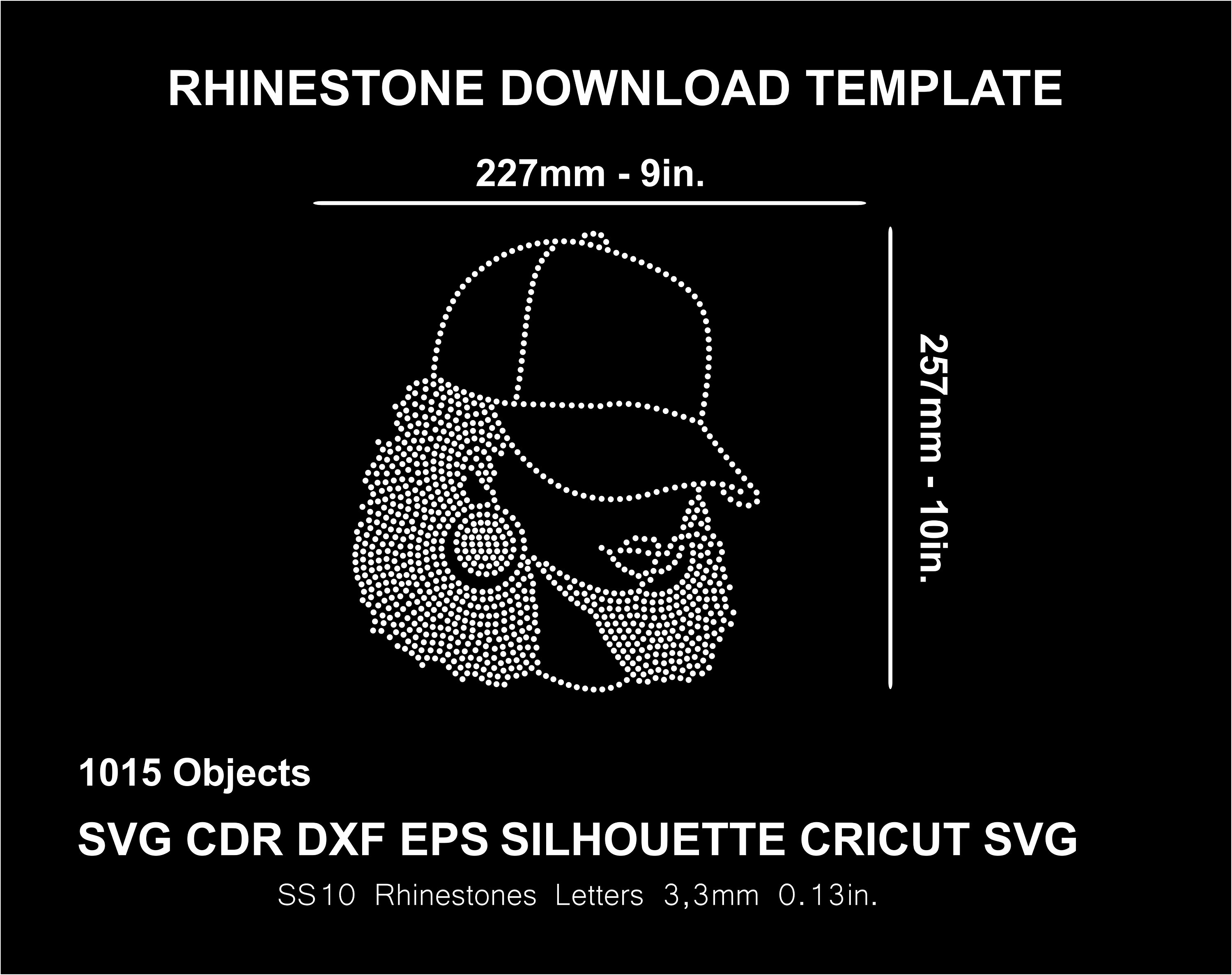 Rhinestone Black Girl Svg Afro Women African American Black Lady Silhouette Cricut Cameo Cut Svg Template Download Digital File SS10 SVG