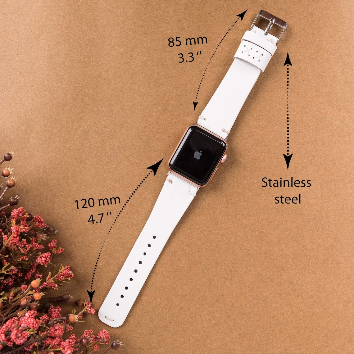 apple watch band white 38mm