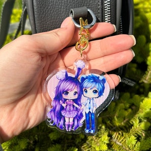Chaveiros de acrílico personalizados, pingente de acrílico personalizado, epóxi, holograma, glitter, translúcido, qualquer logotipo, chaveiro personalizado