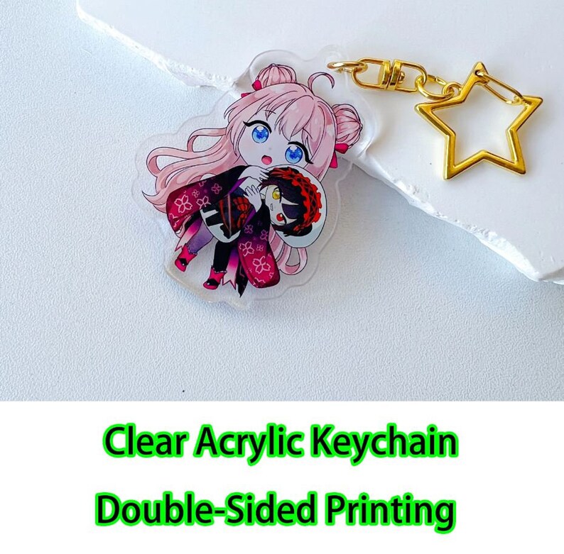 Personalized Acrylic Keychains Custom Acrylic Charm Epoxy - Etsy
