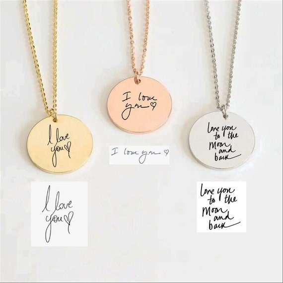 Etsy signature necklace new arrivals