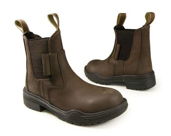 steel toe cap riding boots