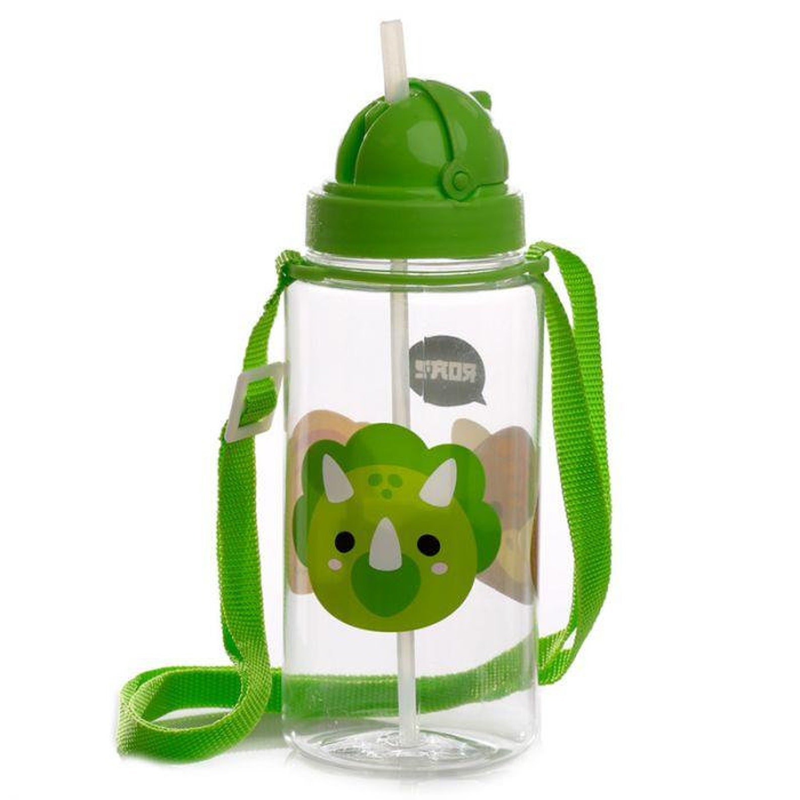 450ml Children's Reusable Water Bottle with Flip Straw Etsy