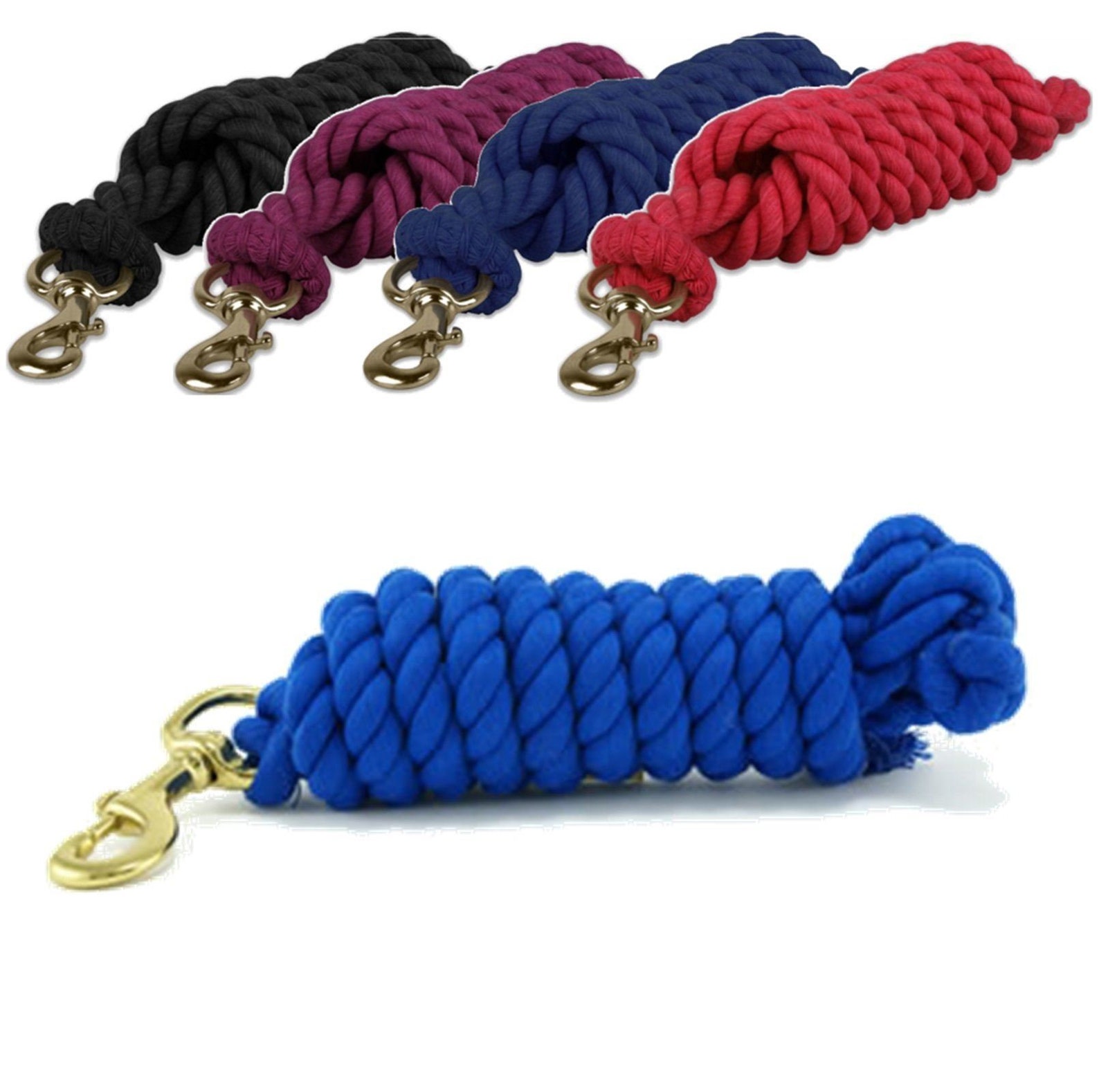 Horse Pony Dog Lead Rope Leadrope Silver Trigger Clip Snap Etsy