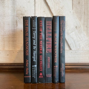 VINTAGE Goth 70&#39;s Book Bundle AS PICTURED, Real books for decorating