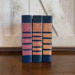 VINTAGE Peachy Pink and Apricot Bundle of Reader’s Digest Books, Real books for decorating
