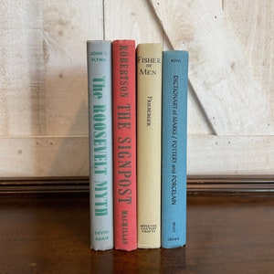 VINTAGE  Book Bundle AS PICTURED, Real books for decorating