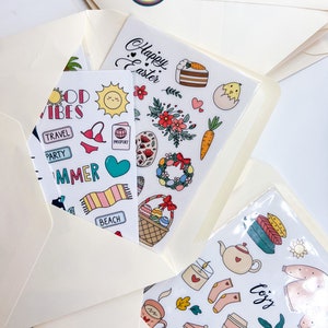 Psychology Printed STICKERS Set, Psychology Student Stickers, Bullet