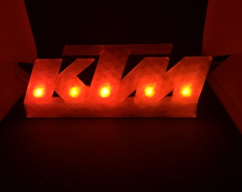 logo lumineux KTM