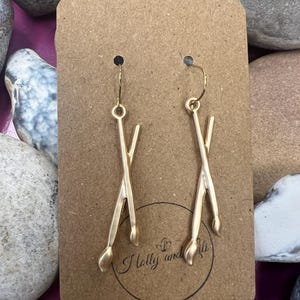 Painters Brushes Earrings, Personalised Paint Brush Earrings, Novelty Artists Hooks, Artistic Earrings, Painter Earrings, Paint Palette