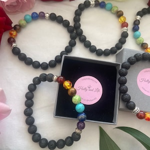 Gemstone Bracelet, Chakra Crystal Bracelet, Healing Bracelet, Anxiety Bracelet, Calming Bracelet, Chakra Stones, 7 Chakra Bracelets, Stone