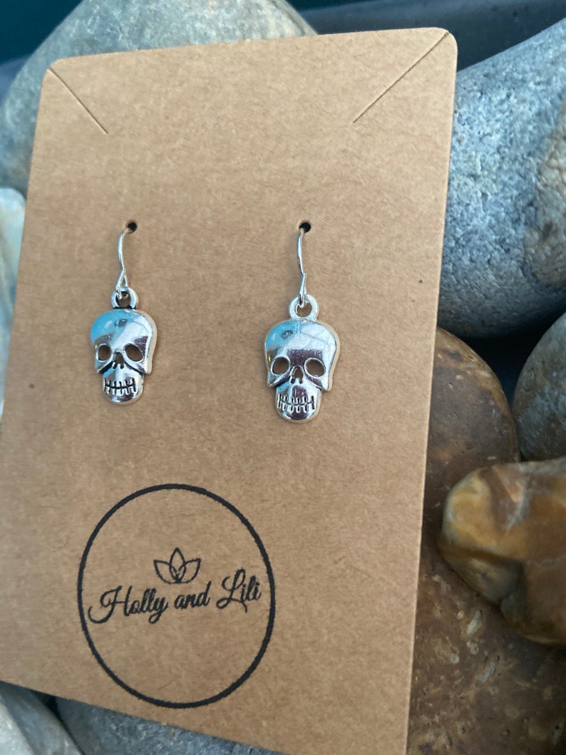 Or personalise your earrings... Included In Our Offer 3 X Pairs For 9.99 Skull Novelty Earrings..