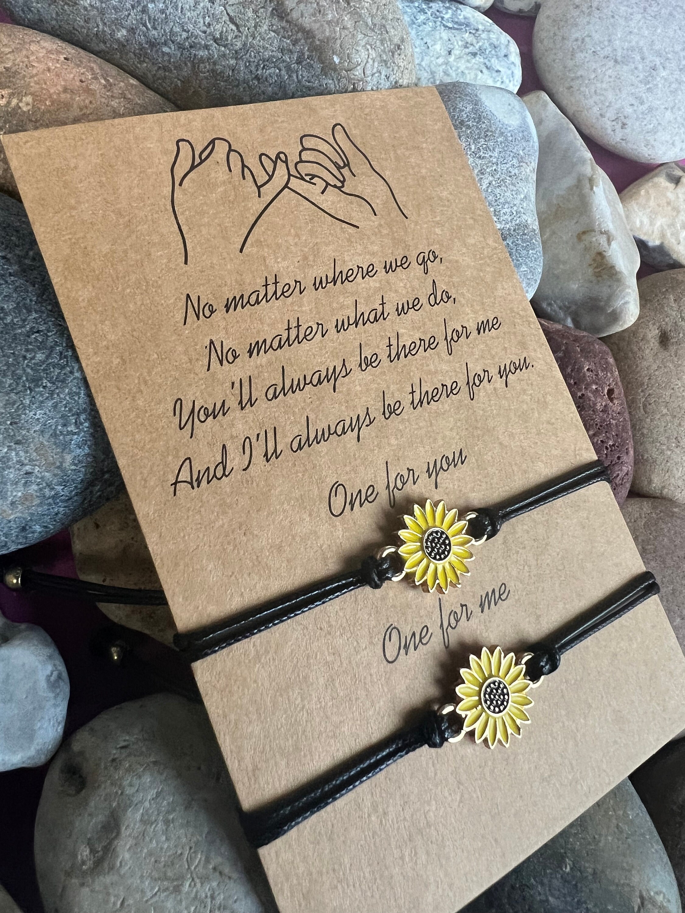 Daisy Wish Bracelets: Secret Message Flower Anklet, Initial Bracelet - Etsy
