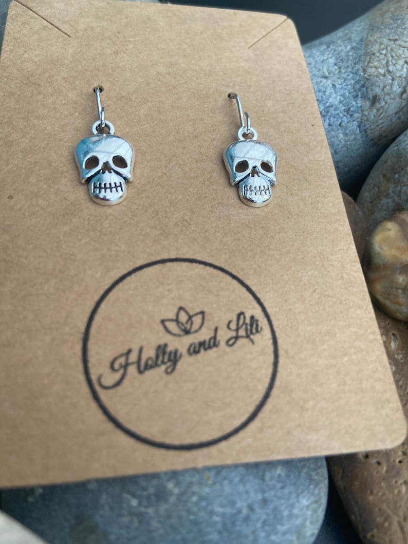 Or personalise your earrings... Included In Our Offer 3 X Pairs For 9.99 Skull Novelty Earrings..