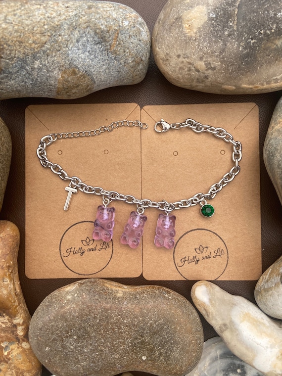 Crystal Haze Jewelry グミベア ブレスレット Jelly Heart Bracelet 