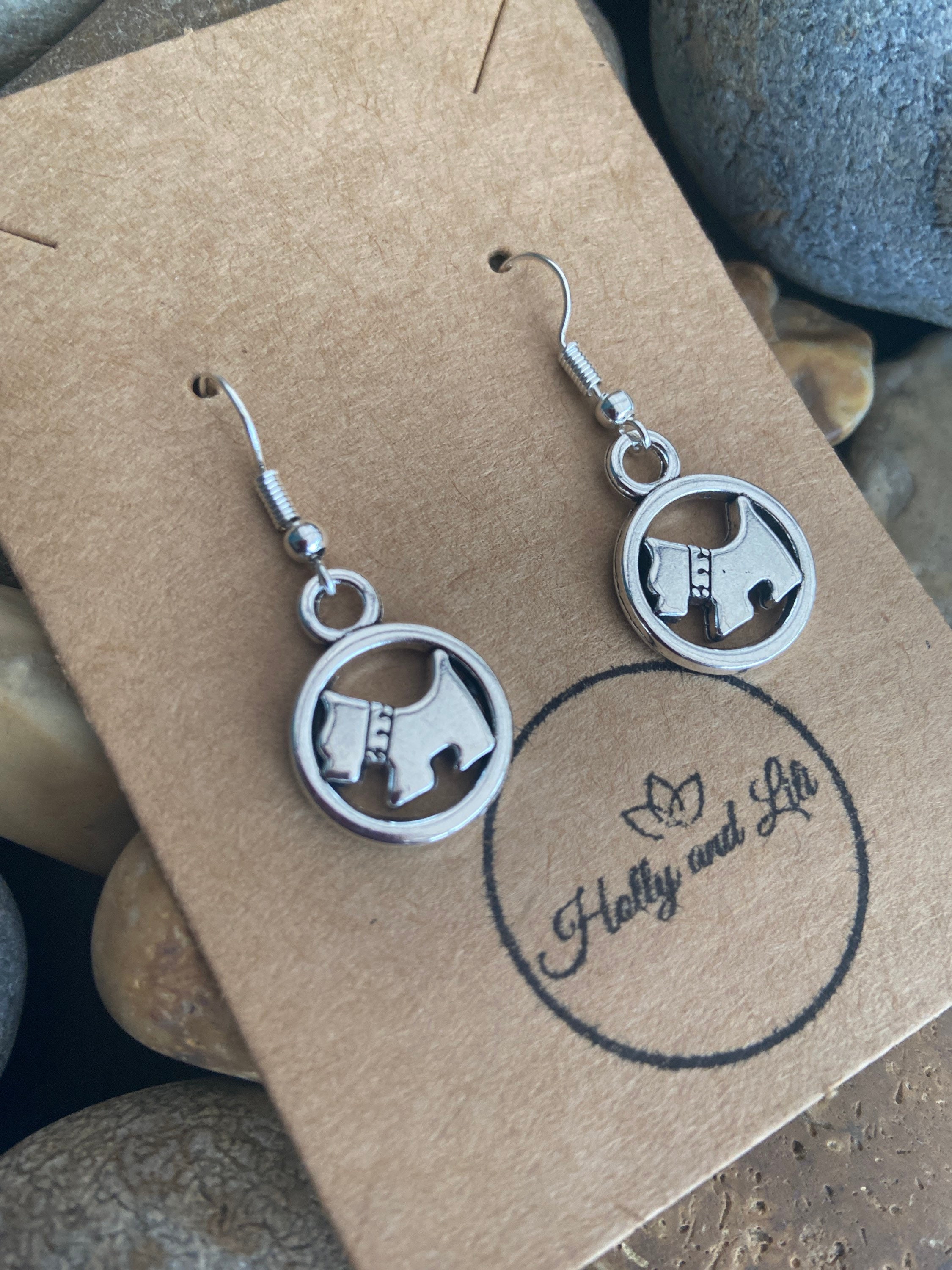 Dog Novelty Style Earrings Personalise your earrings your Etsy