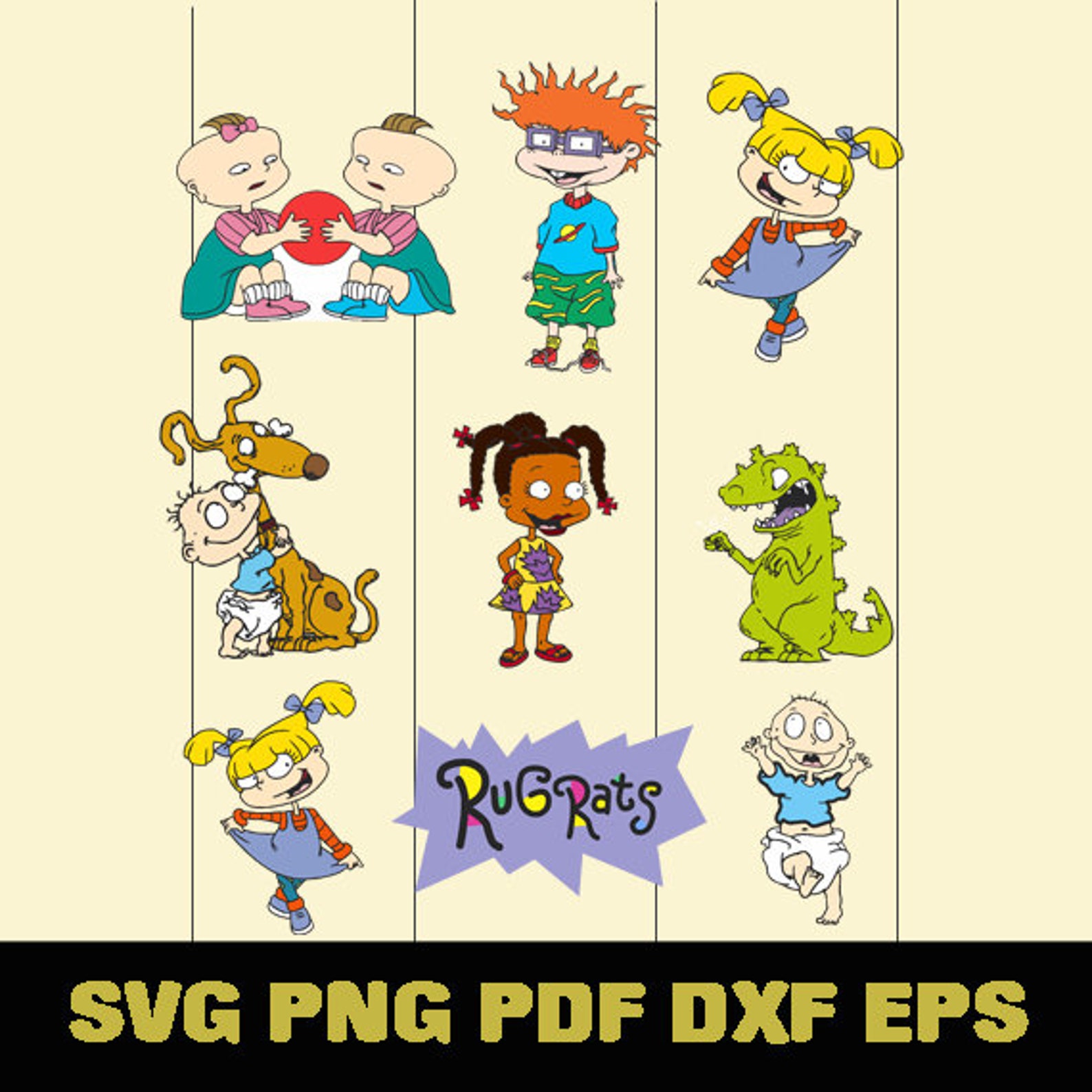 Download Rugrats Svg Rugrats Svg Bundle Rugrats Svg Rugrats Png | Etsy