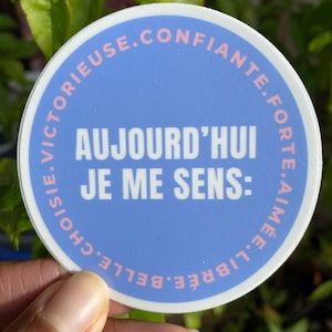 Erreur -Autocollants chrétiens en vinyle | Aujourd'hui je me sens | Mat AVEC UNE FAUTE