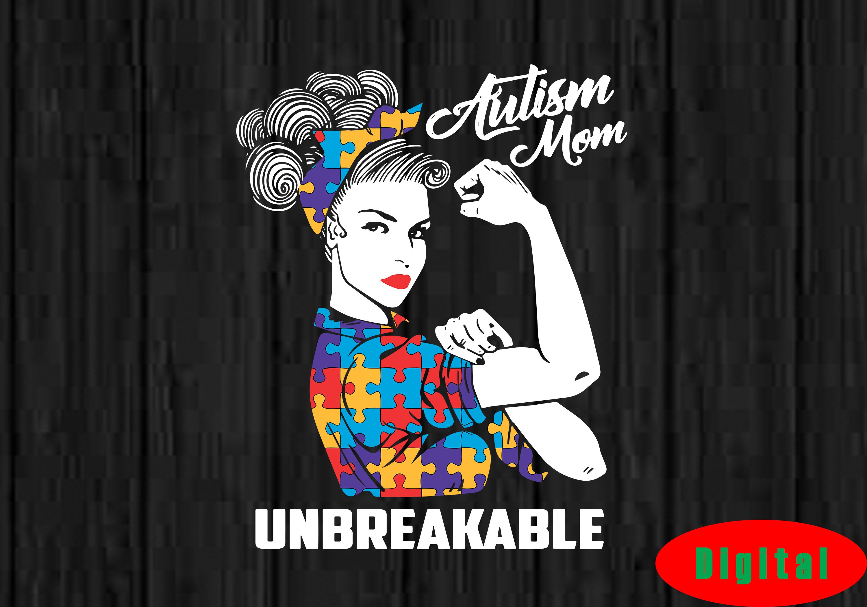 Download Autism Mom Unbreakable SVG Autism Mom Svg Autism 2021 Svg | Etsy