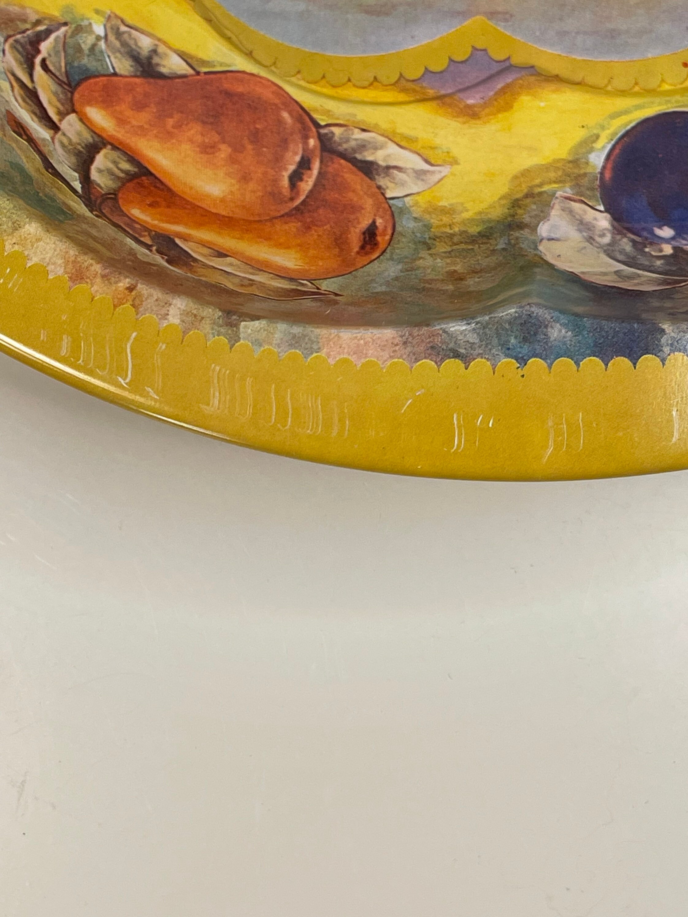 Vintage Decorative Tin Plates Etsy