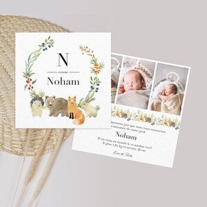 Faire part naissance - Faire part naissance original - Faire part naissance mixte - Annonce naissance - Faire part sur mesure - naissance