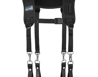 Volterin nylon werkbretels: gewatteerde gereedschapsriemophanging