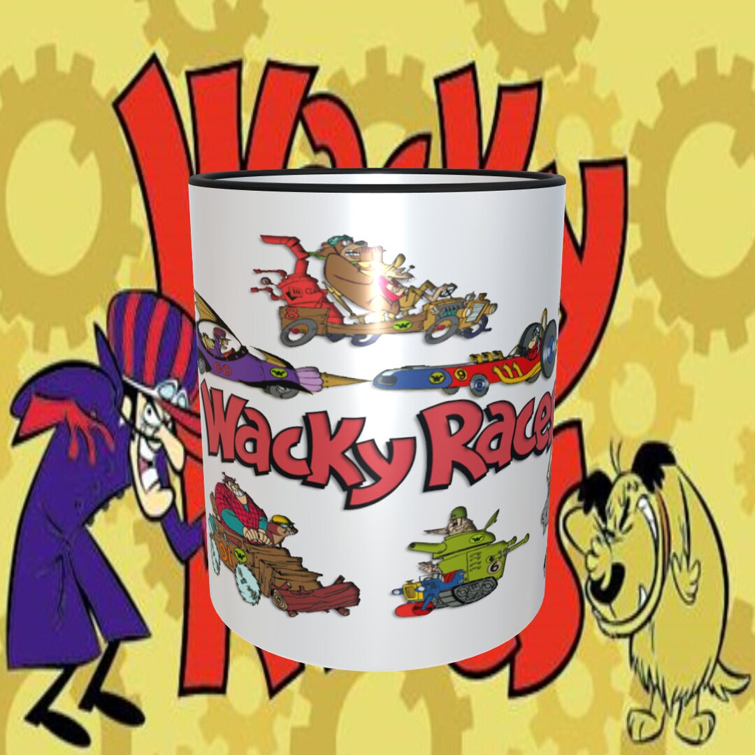 Wacky Races Muttley Dudley Doright Penelope Pitstop 11oz Etsy