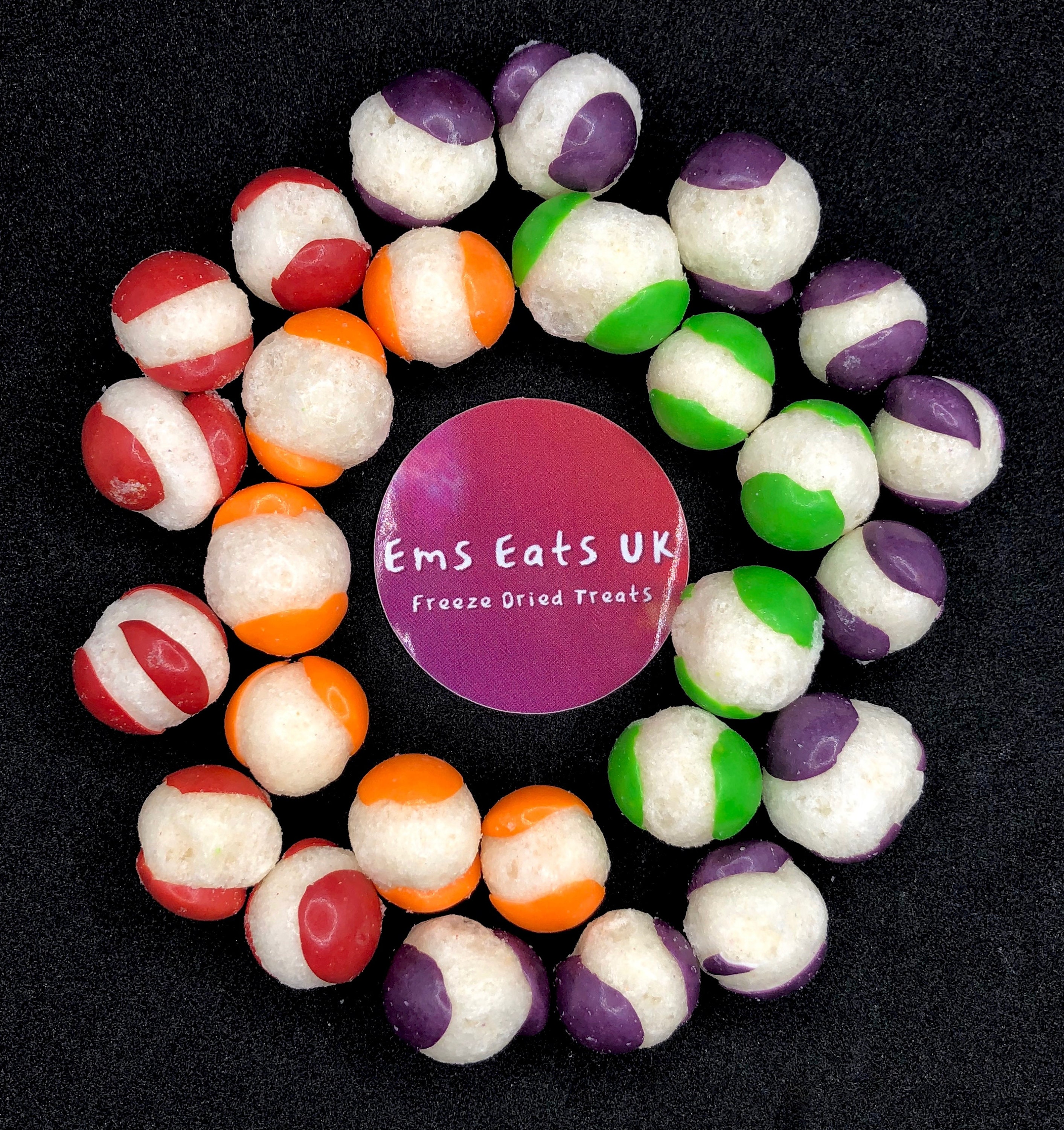 Freeze Dried Original Fruit Balls Crunchy Sweets Eid GiftVegan