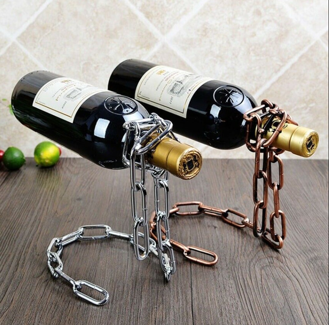 Get 3 Chain Wine and Liquor Bottle Holders Etsy