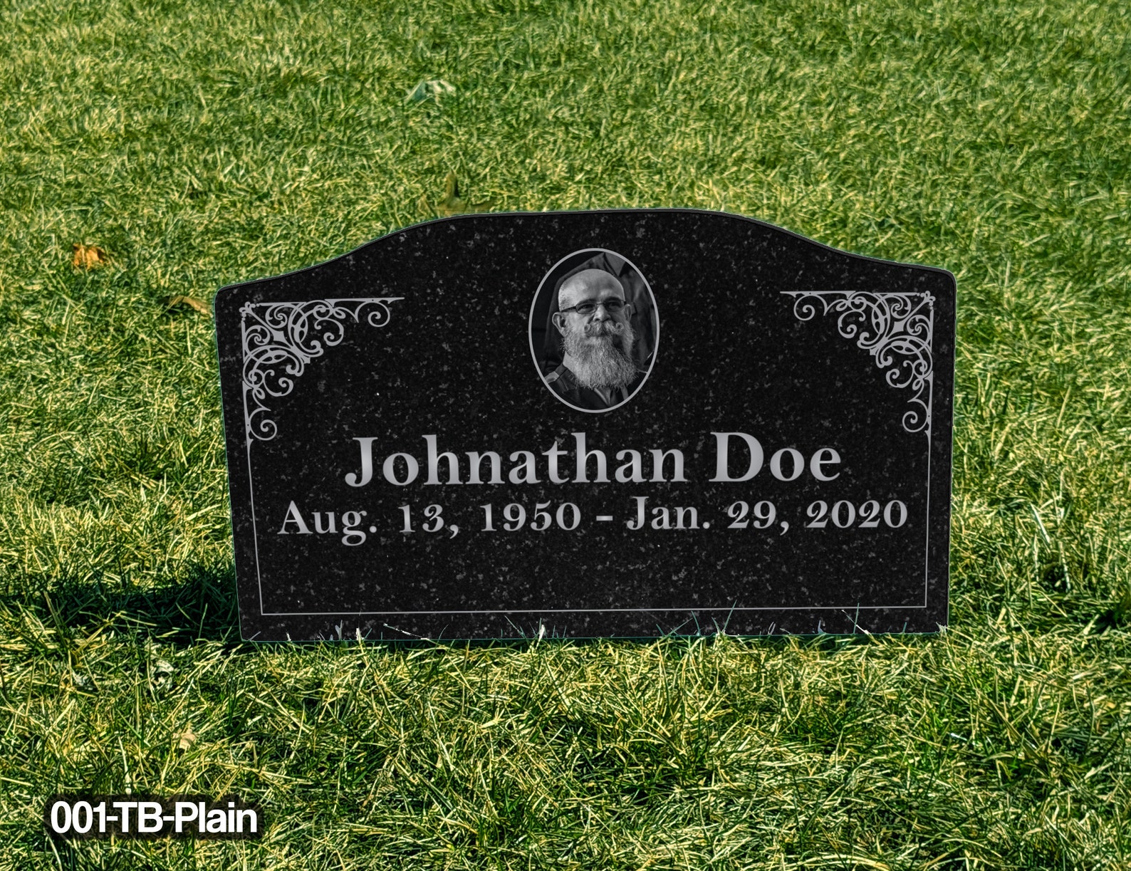 Temporary Grave Marker Headstone Memorial Personalized Etsy