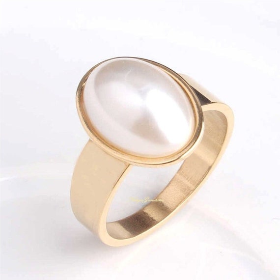 Natural White Pearl/moti Astrological Ring,in Sterling Silver 925, Handmade  Ring for Men and Woman - Etsy
