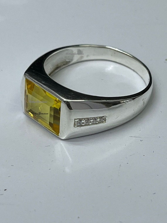Buy Chopra Gems & Jewellery Silver Plated Brass Sapphire Pukhraj Gemstone  Ring (Men and Women) - Adjustable Online at Best Prices in India - JioMart.
