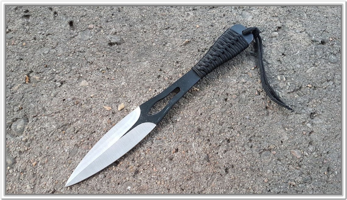 Ninja Set of 3 Pieces Outdoor Throwing Knife Knives. Ninja Etsy