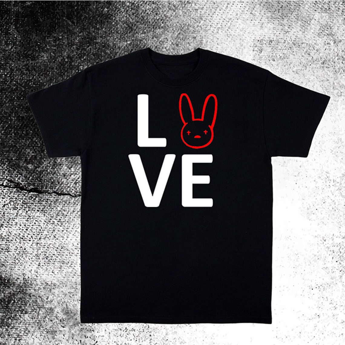 Bad Bunny T-shirt Bad Bunny Camisa Bad Bunny Love La - Etsy