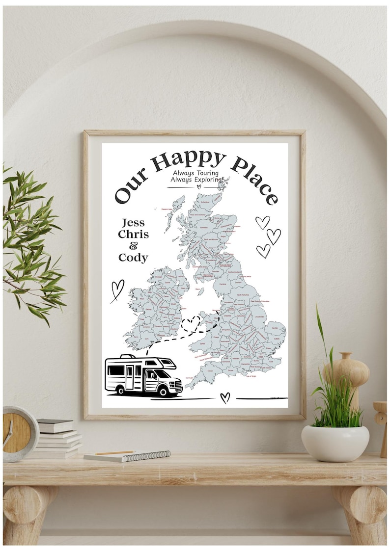 Motorhome personalised print
