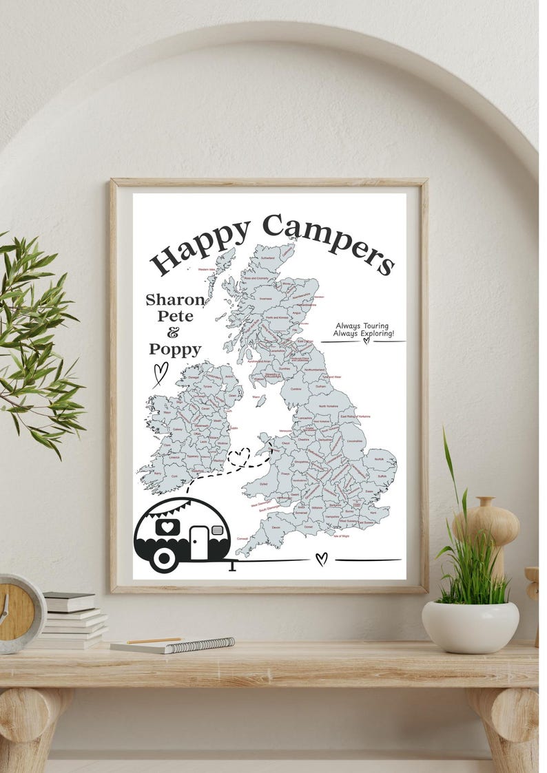 Touring Travel Map, 