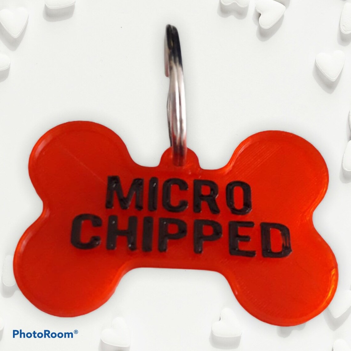 Dog ID Tag Safety Dog Tag Microchipped Spayed Dog Tag Etsy UK