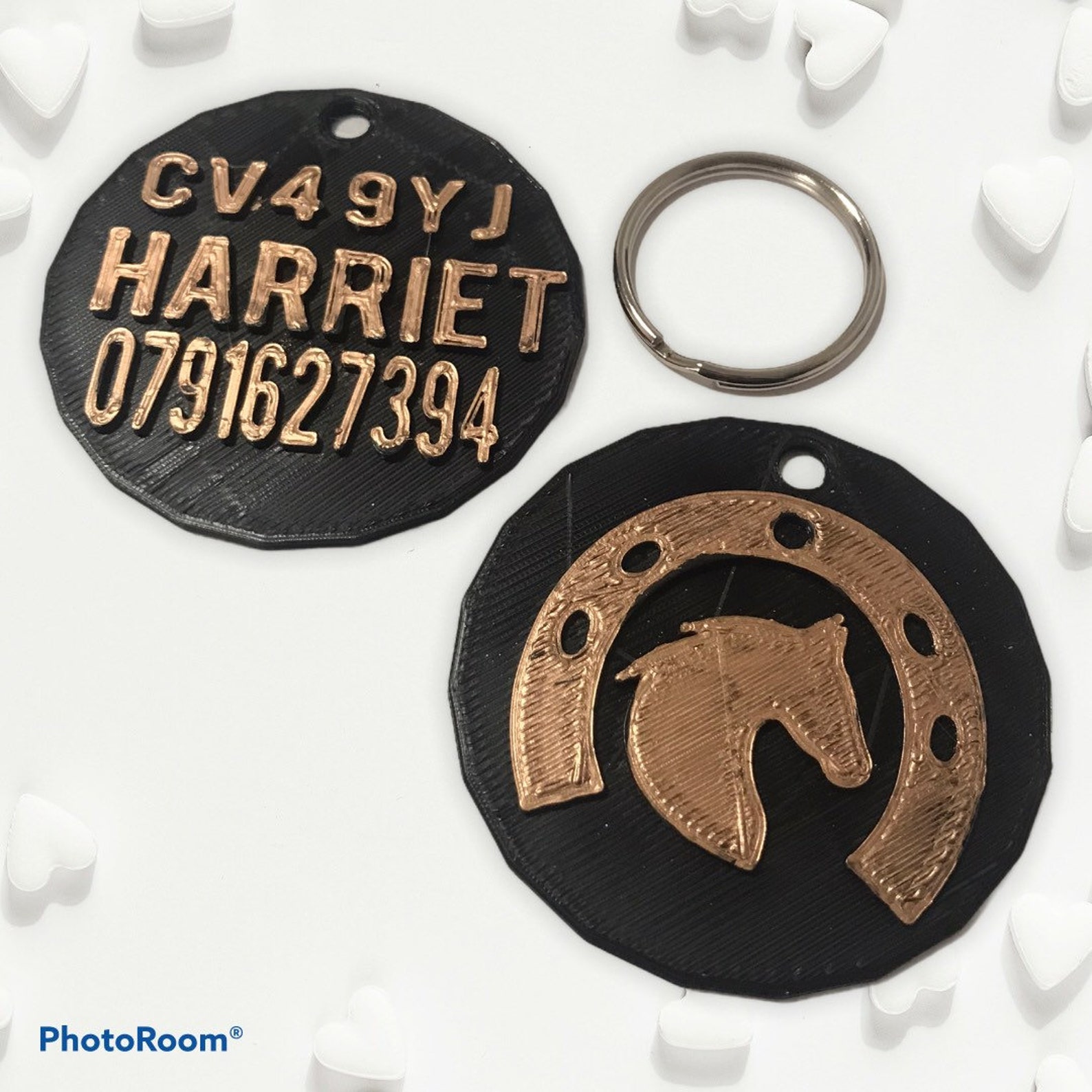 Horse ID Tag Pony ID Tag Equine security tag personalised Etsy