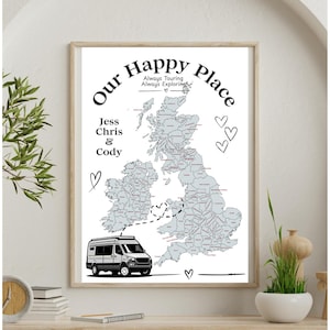 Campervan Memory Holiday Colour Map