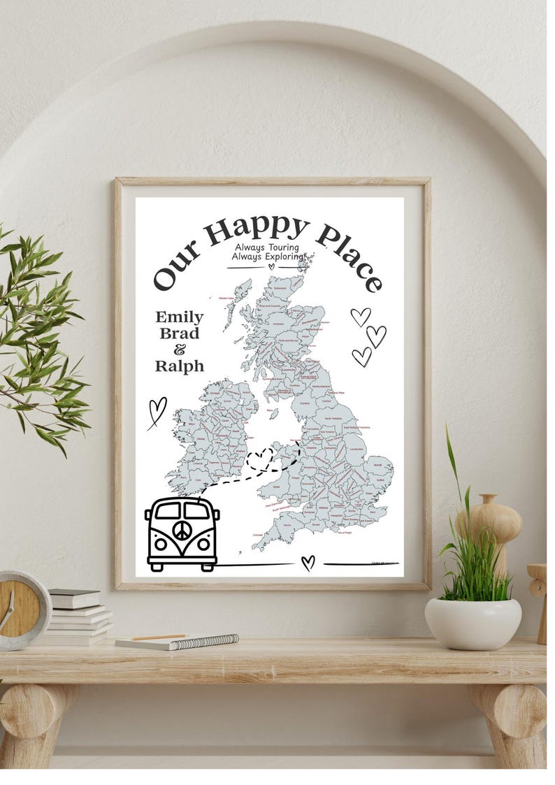 Happy Place Memory journal, VW Campervan