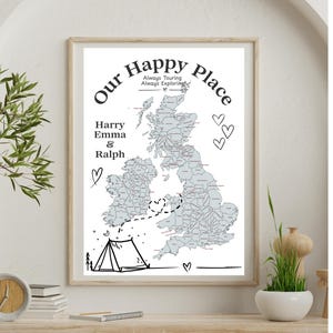 Colour Map Memory Holiday Map