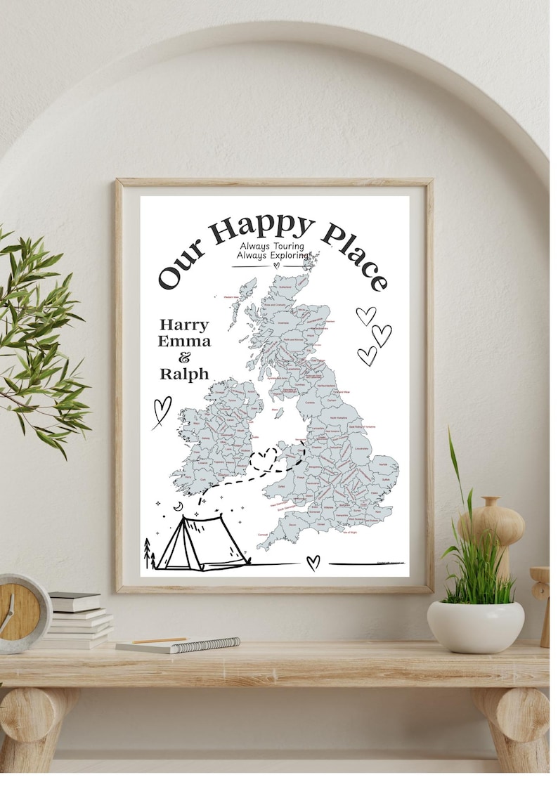 Colour Map Memory Holiday Map