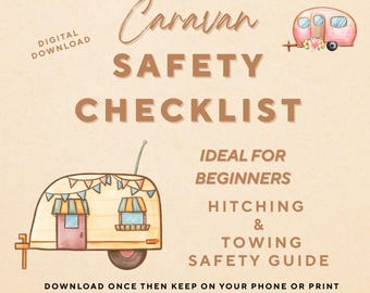 Caravan Hitching / Towing Checklist: Beginner's Safety Guide (Digital Download)