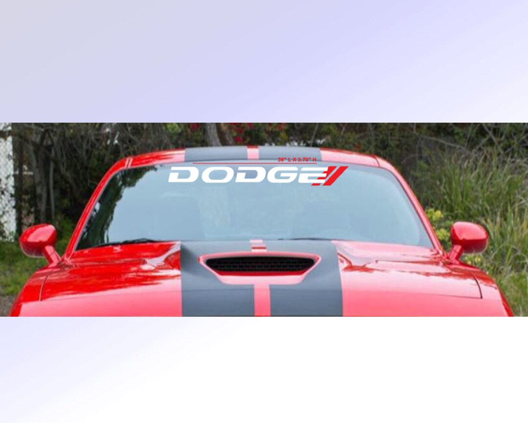 Windshield Banner Vinyl Decal Sticker 36lx3.7h for Etsy