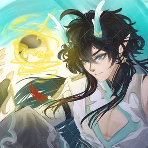 Dan Heng Imbibitor Lunae Print