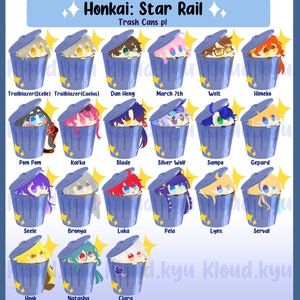 Honkai Sternenschiene: TrashCan Charaktersticker P1