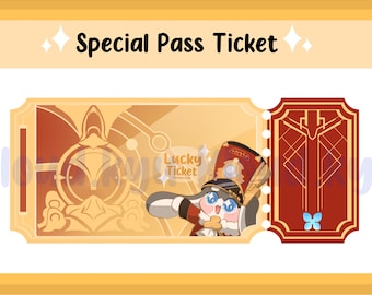 Honkai Star Rail Golden Special Pass Ticket
