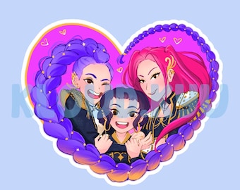 Kpop Demon Hunter Huntrix Sticker