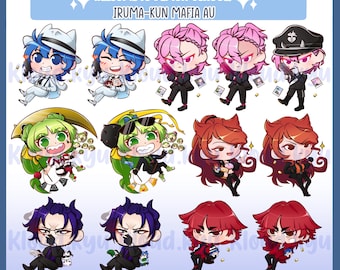 MAFIA AU - Welcome to Demon School Iruma-kun Mairimashita! Iruma-kun Stickers