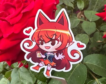 Ameri様order red headdress♡ &赤のイヤリング２種 Welcome to Demon School Iruma-kun Mairimashita! Iruma-kun Stickers